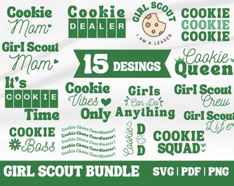 Girl Scout Cookie Shirt SVG Bundle, Lbb Abc Shirt Design, Cookie Mom Dad Sublimation