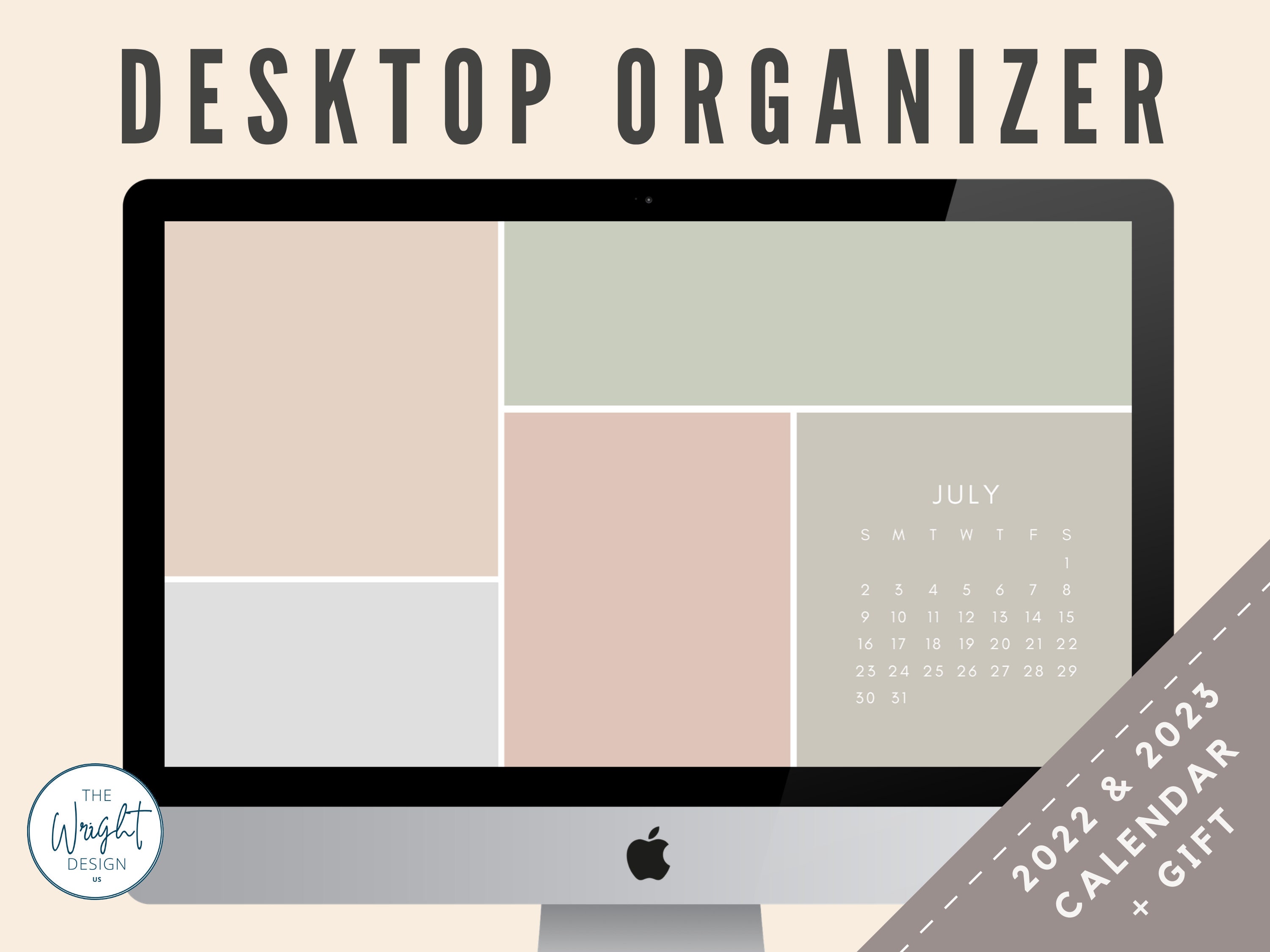 Desktop Organizer Wallpaper - Etsy