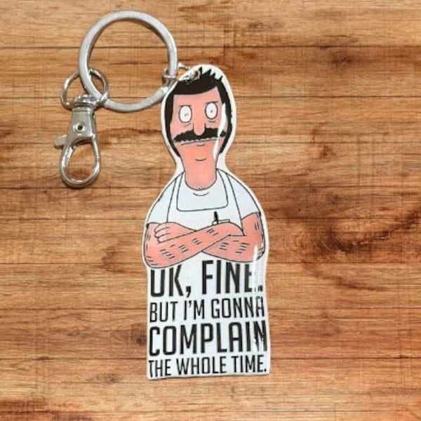 Bobs Burger Bob Belcher Key Chain