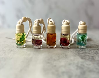 Ambientador de madera para coche / Difusor colgante / Aromatizante para coche / Difusor de aceite para coche / Fragancia para coche / Aroma para coche / Bonitos accesorios para coche para ella