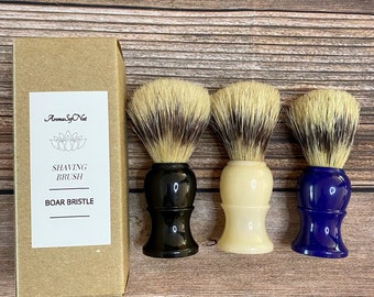 Shaving Brush | Badger and Boar Bristle | Fathers Day gift | Old Fashion Shaving Brush | Traditional Shaving Brush | Natural Bristle Brush |