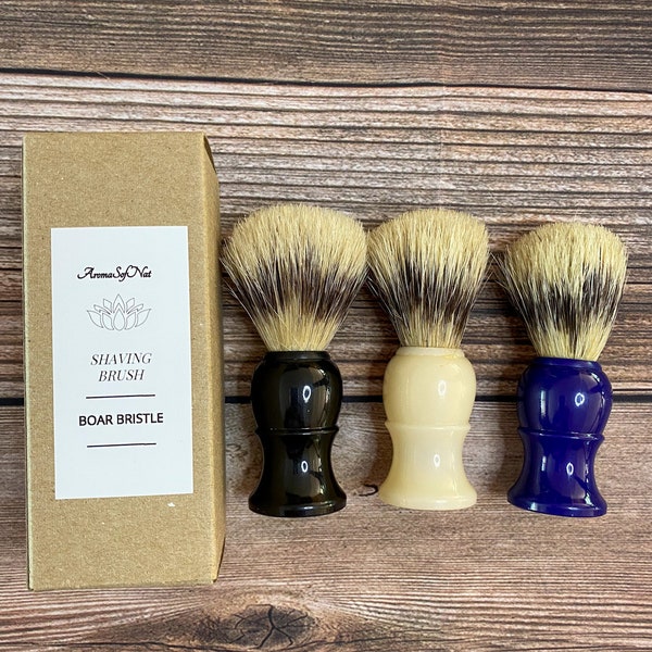 Shaving Brush | Badger and Boar Bristle | Fathers Day gift | Old Fashion Shaving Brush | Traditional Shaving Brush | Natural Bristle Brush |