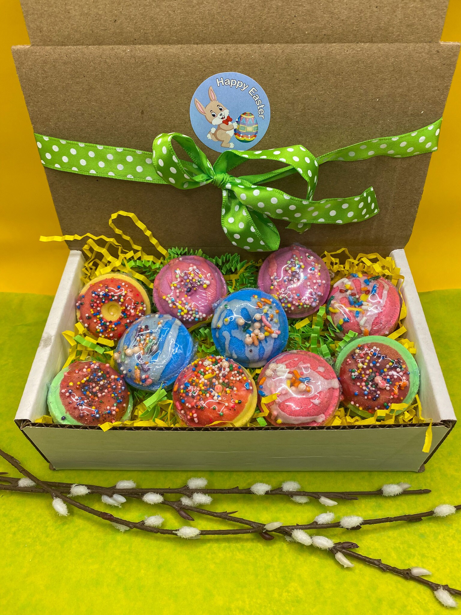 NATURAL Bath Bombs Bath Bomb DONUTS SHOWER Bomb Essential Etsy