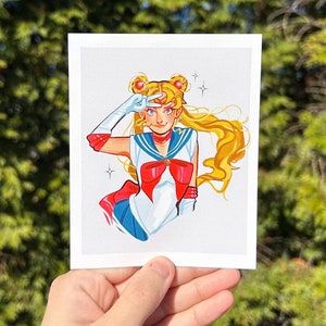 magical girl usagi print