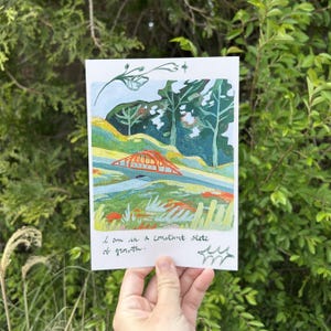 inspirational landscape print