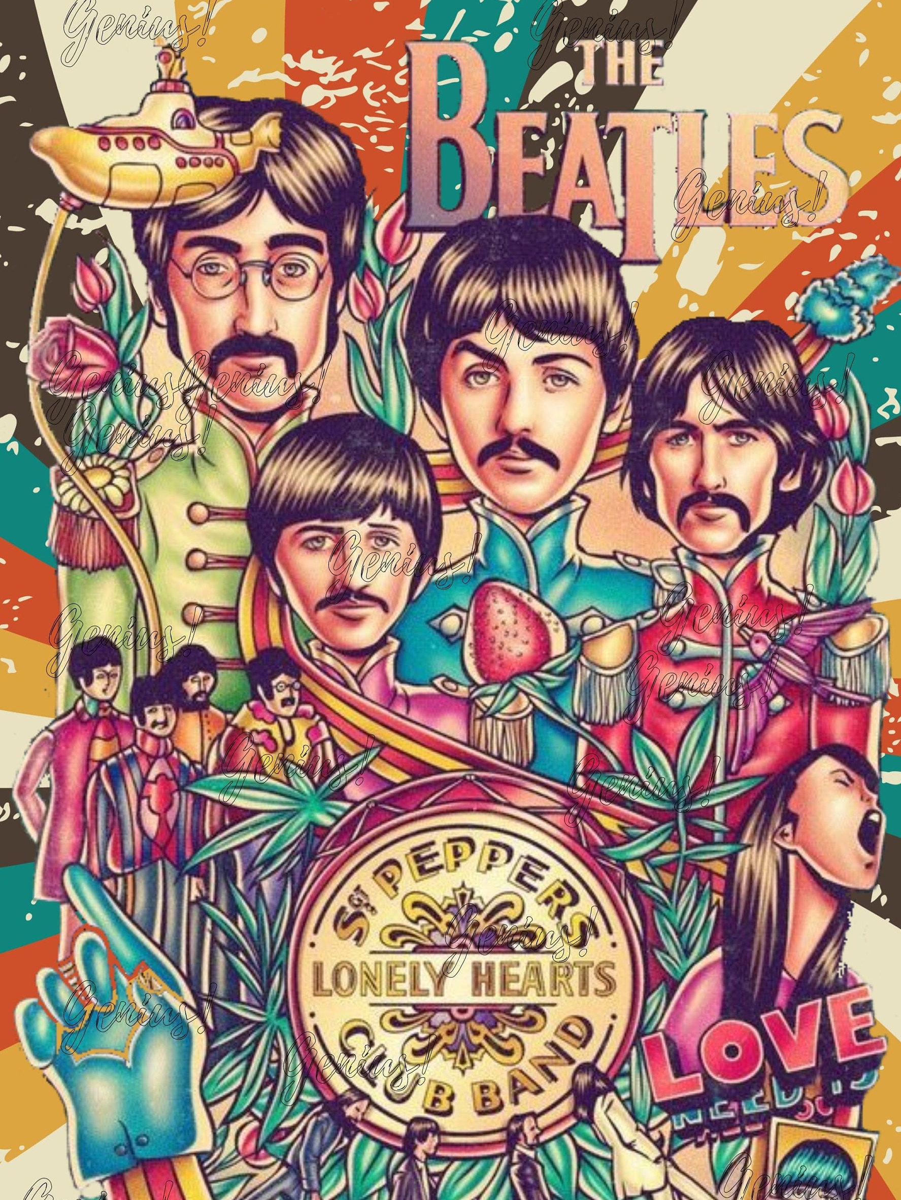 Beetles The Band Posters