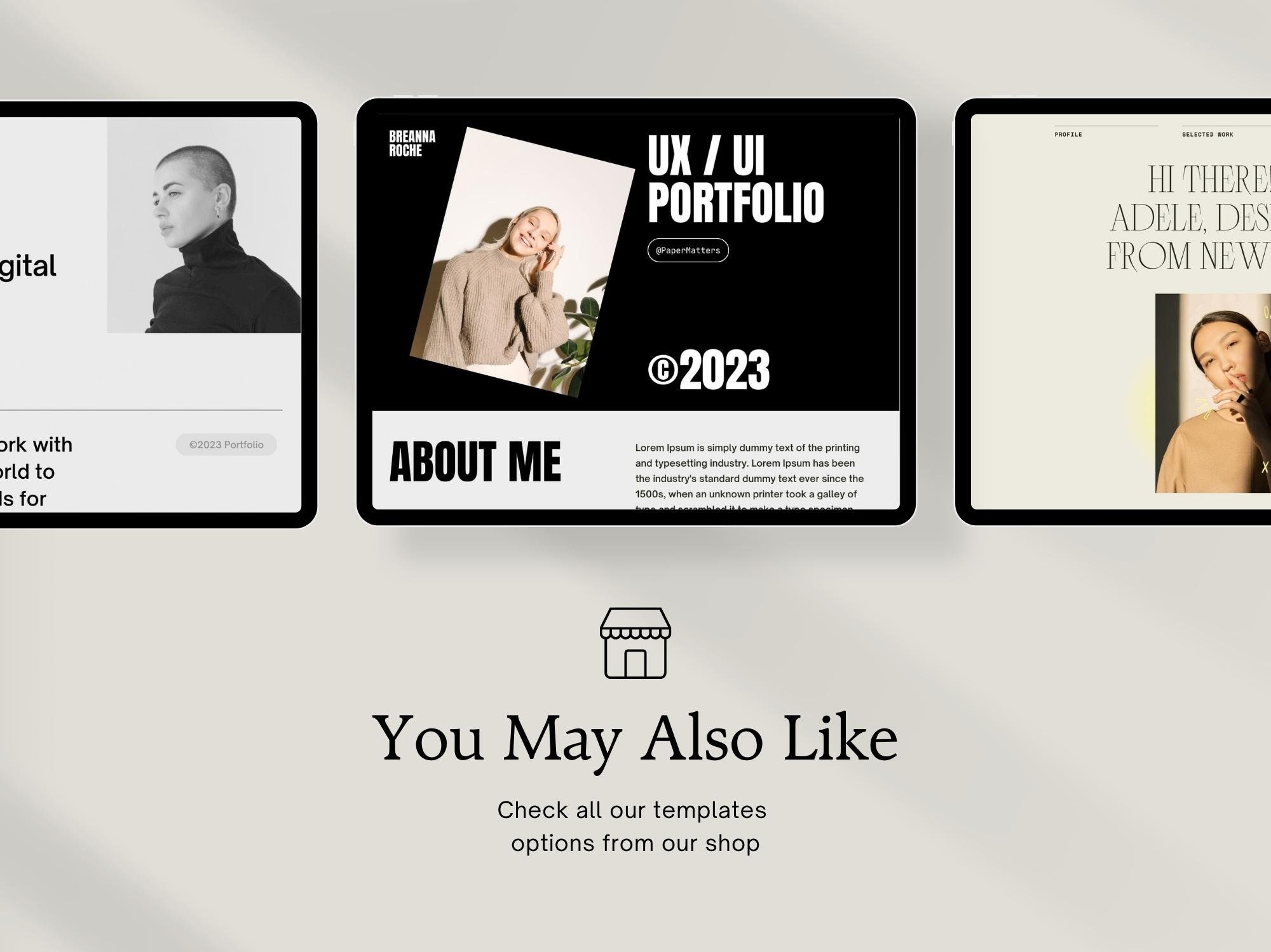 Canva Website Template for Freelancer and Designer, Minimal UX/UI ...