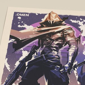 Valorant Omen Art Print: Enhanced Matte Fine Art Paper Poster image 2