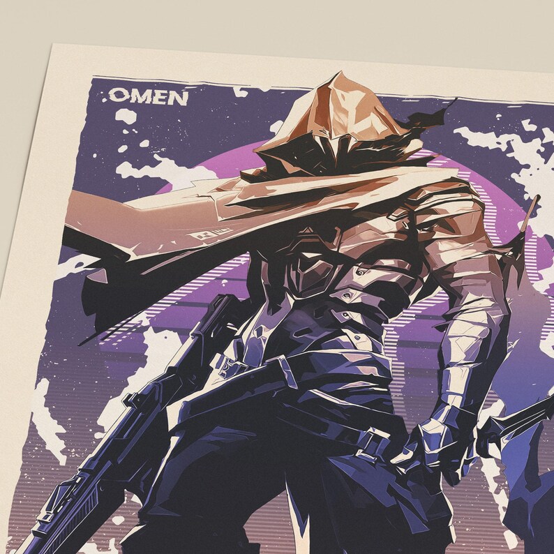 Valorant Omen Art Print: Enhanced Matte Fine Art Paper Poster image 2