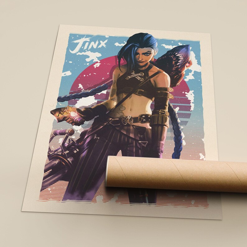Poster di Arcane Jinx: stampa su carta fine art opaca migliorata immagine 1