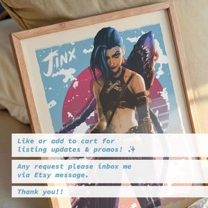 Poster di Arcane Jinx: stampa su carta fine art opaca migliorata immagine 5
