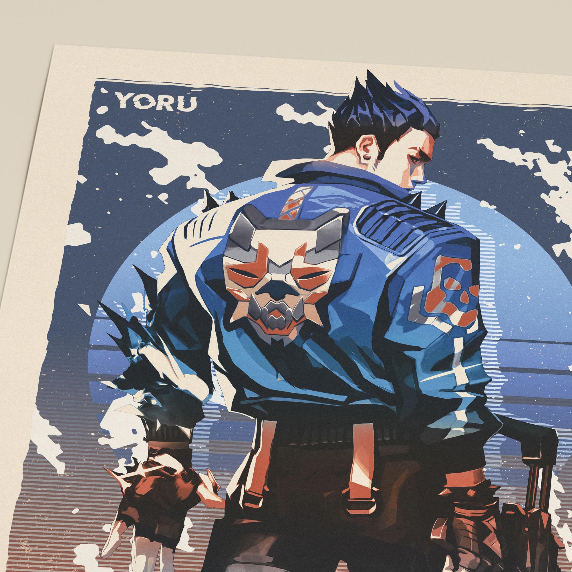 yoru様 オーダーページ Yoru Valorant Art Print: Enhanced Matte Fine Art Paper Poster - Etsy