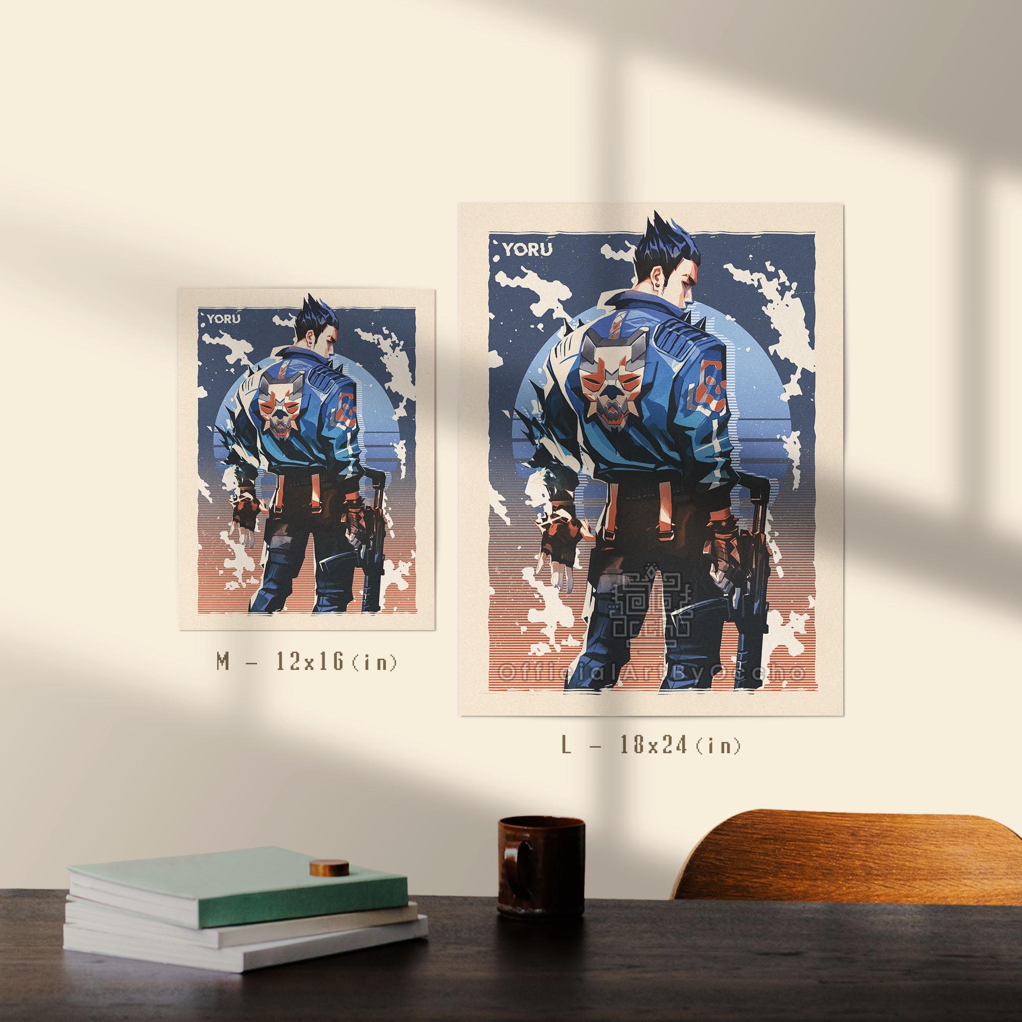 Yoru Valorant Art Print: Enhanced Matte Fine Art Paper Poster - Etsy