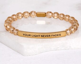 Thank You For Never Giving Up - Amber Crystal