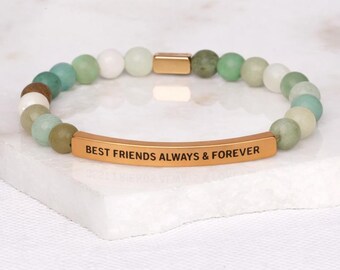 Best Friends Always & Forever - Amazonite