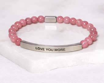 Love You More - Pink Quartz
