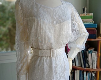 Vintage Lilia Smitty western bridal dress