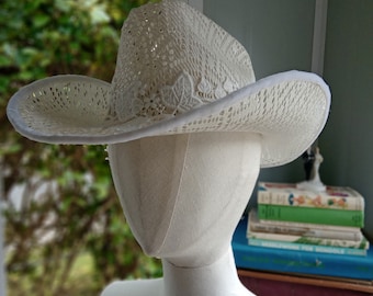 Vintage cowgirl hat