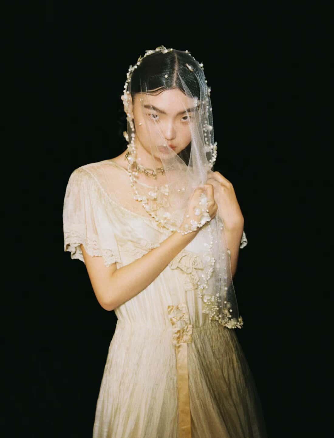 veil layered dress mini／the red thread THEREDTHREAD / ザレッド