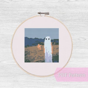 Phoebe Bridgers- Extraño en los Alpes Cross Stitch Pattern- Descarga instantánea