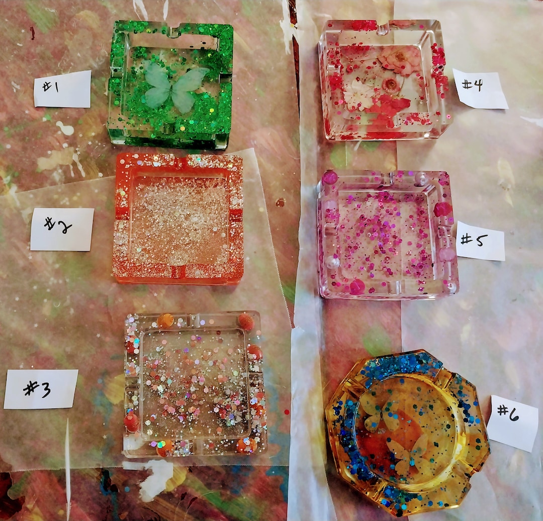 Epoxy Resin Hottest Sales Ashtrays Etsy