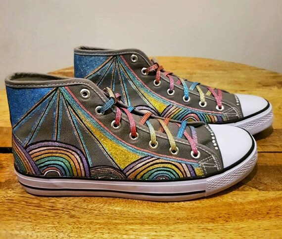 Custom Hand Painted New Converse All 