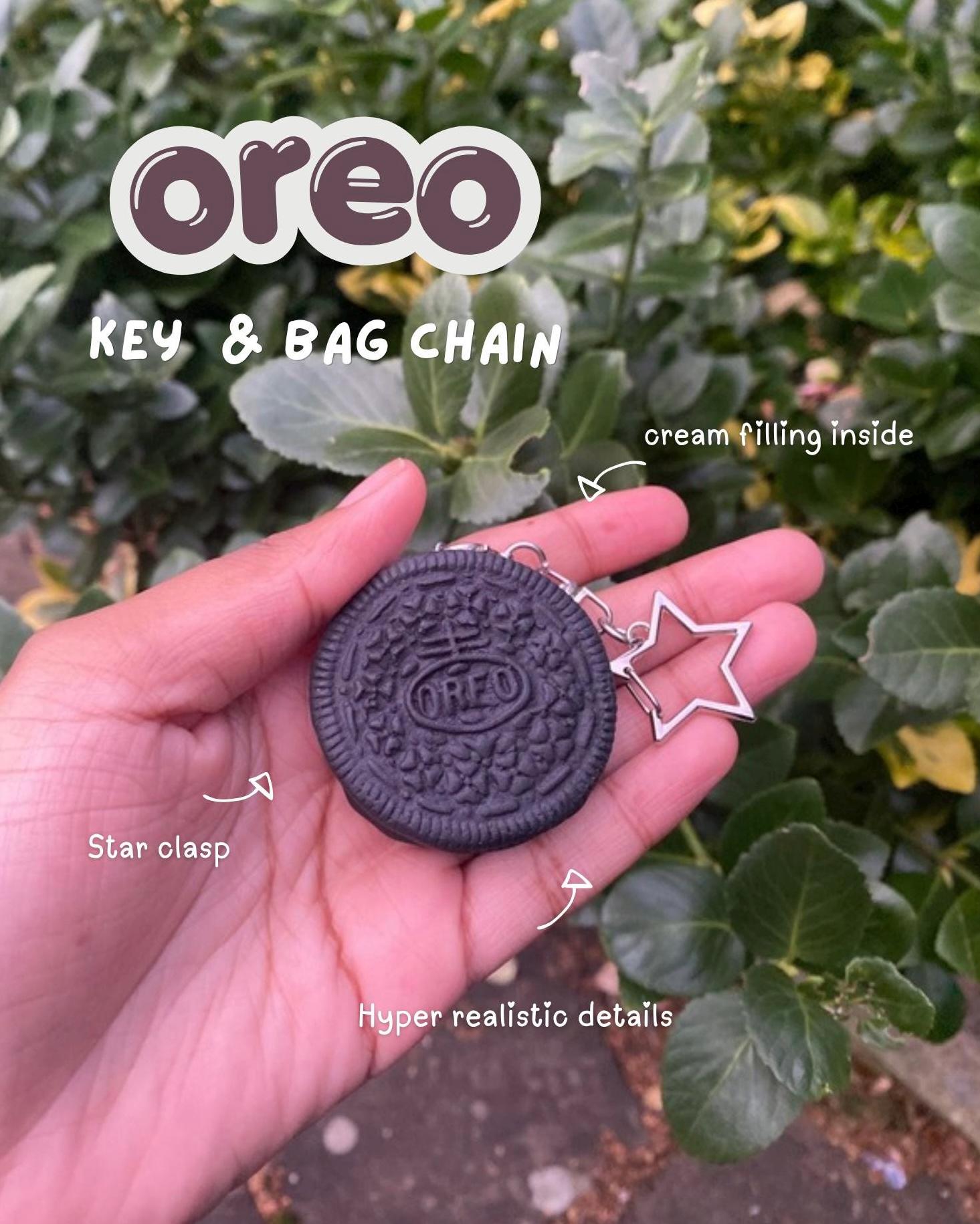 Oreo Cookie Keychain - Etsy