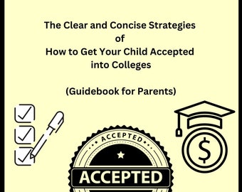 College Acceptance Guidebook for Parents (Digital Download)