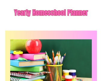 Yearly Homeschool Planner for August-June