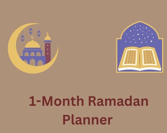 1-Month Ramadan Planner (Brown)