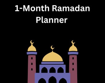 1-Month Ramadan Planner (Black)