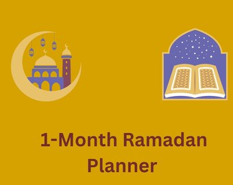 1-Month Ramadan Planner (Gold)