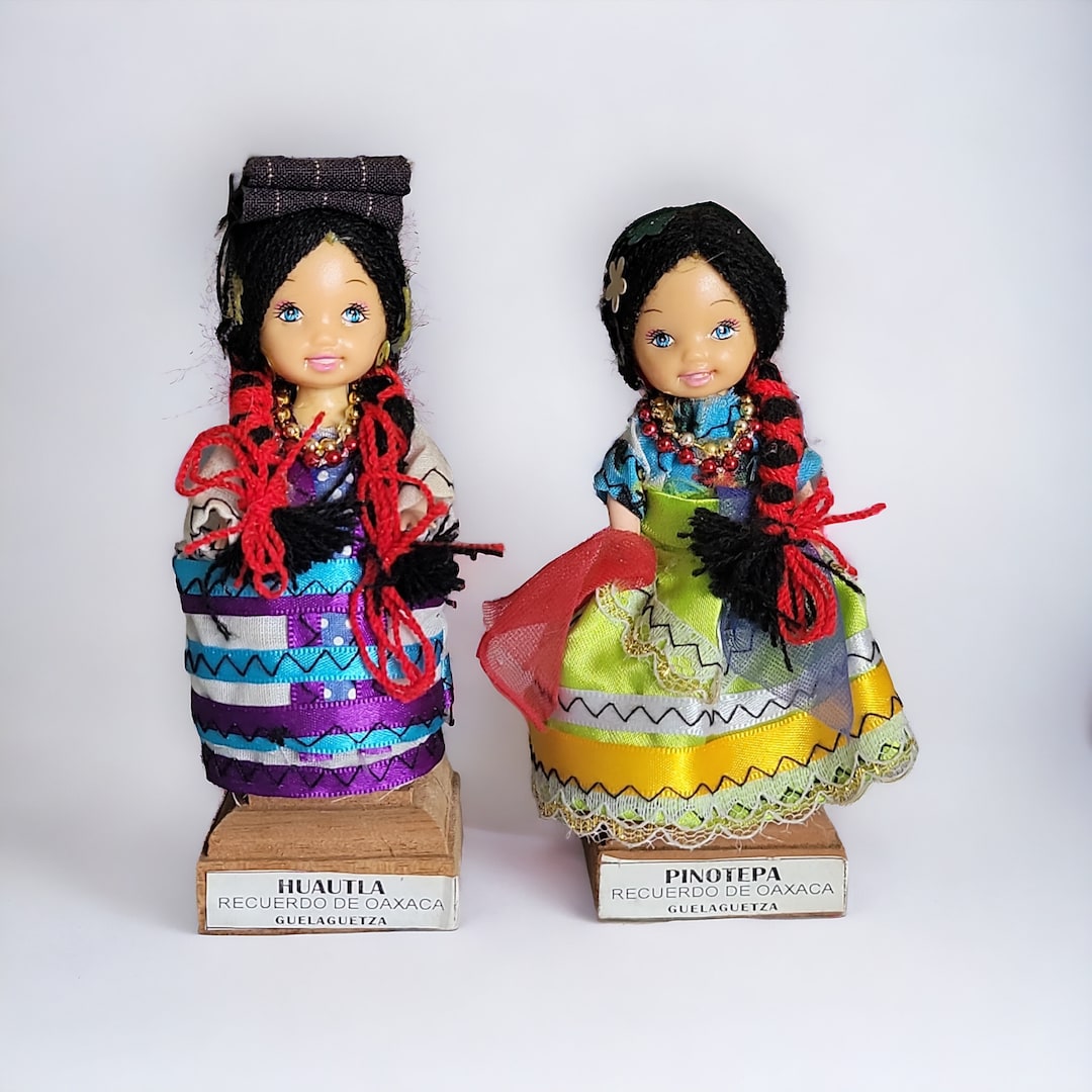 Vintage Handmade Oaxaca Mexico Souvenir Dolls Folk Art - Etsy
