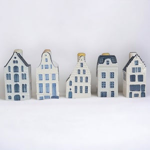 KLM BOLS Delft Blue Miniature Houses