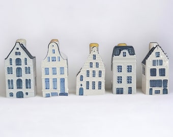 KLM BOLS Delft Blue Miniature Houses