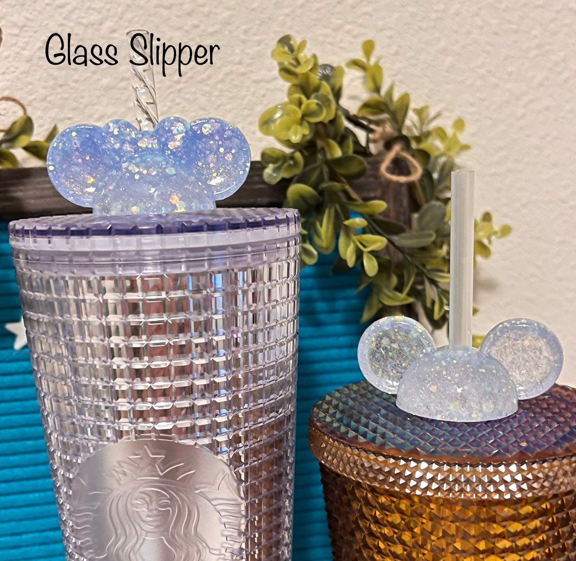 Chaos Coordinator Stanley Tumbler Straw Cup Topper Glitter Blue with B –  Cutthroat's Great Wood