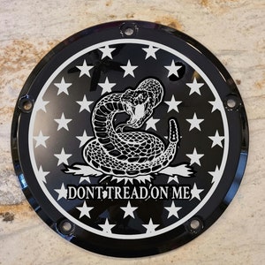 Custom engraved Harley Davidson derby cover