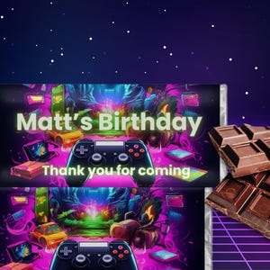 Aldi Schokoladenverpackung - Gamer Party Zubehör - Digitaler Download - Lustige Geburtstagsdekoration