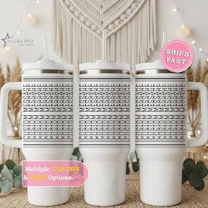 Custom Hidden Message 40oz Stainless Steel Tumbler, Personalized Gift for Coworker, Retirement, Best Friend Mug with Handle.