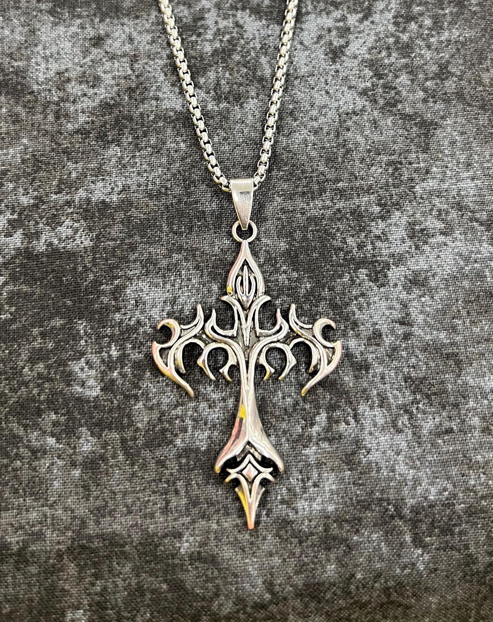 Ring Cross Pendant Alchemy Gothic | eBay
