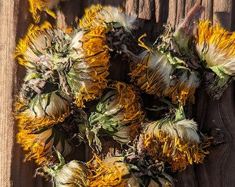 Organic Dried Dandelion Flowers for Tea, Natural Soap, Infusions, Medicinal Use