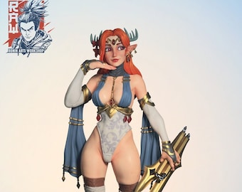 Ronin Arts Workshop Farah SFW and NSFW. 75mm made to order 3D print miniature