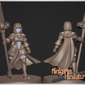 Greater Good Priest by Minigames Miniatures. 32mm scale made to order 3D print.