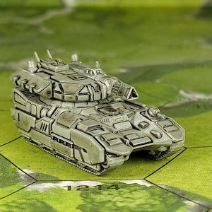 Gobo Tank (1 model) by Sir Mortimer Bombito, SMB. 6mm, 1/285 scale 3d printed mini.
