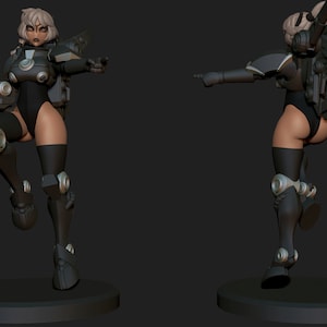 Greater Good Stealth Suit by Minigames Miniatures. 32mm scale made to order 3D print.