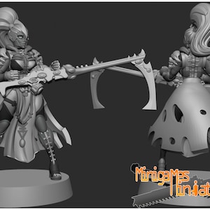 Space Elves Phoenix Lord by Minigames Miniatures. 32mm scale made to order 3D print.