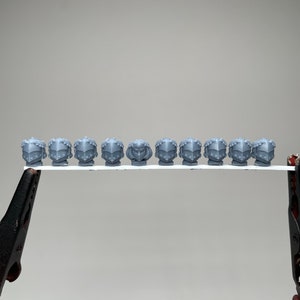 Space Nuns 32mm sci-fi female head pack 8 Veterans by Minigames Miniatures. Made to order 3D print.