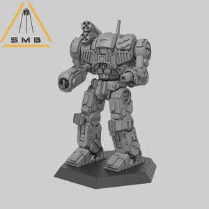 Linehodor Mecha (1 model) by Sir Mortimer Bombito, SMB. 6mm, 1/285 scale 3d printed mini.