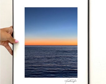 FRAMED+SIGNED: Santa Monica Sunset / Santa Monica, CA
