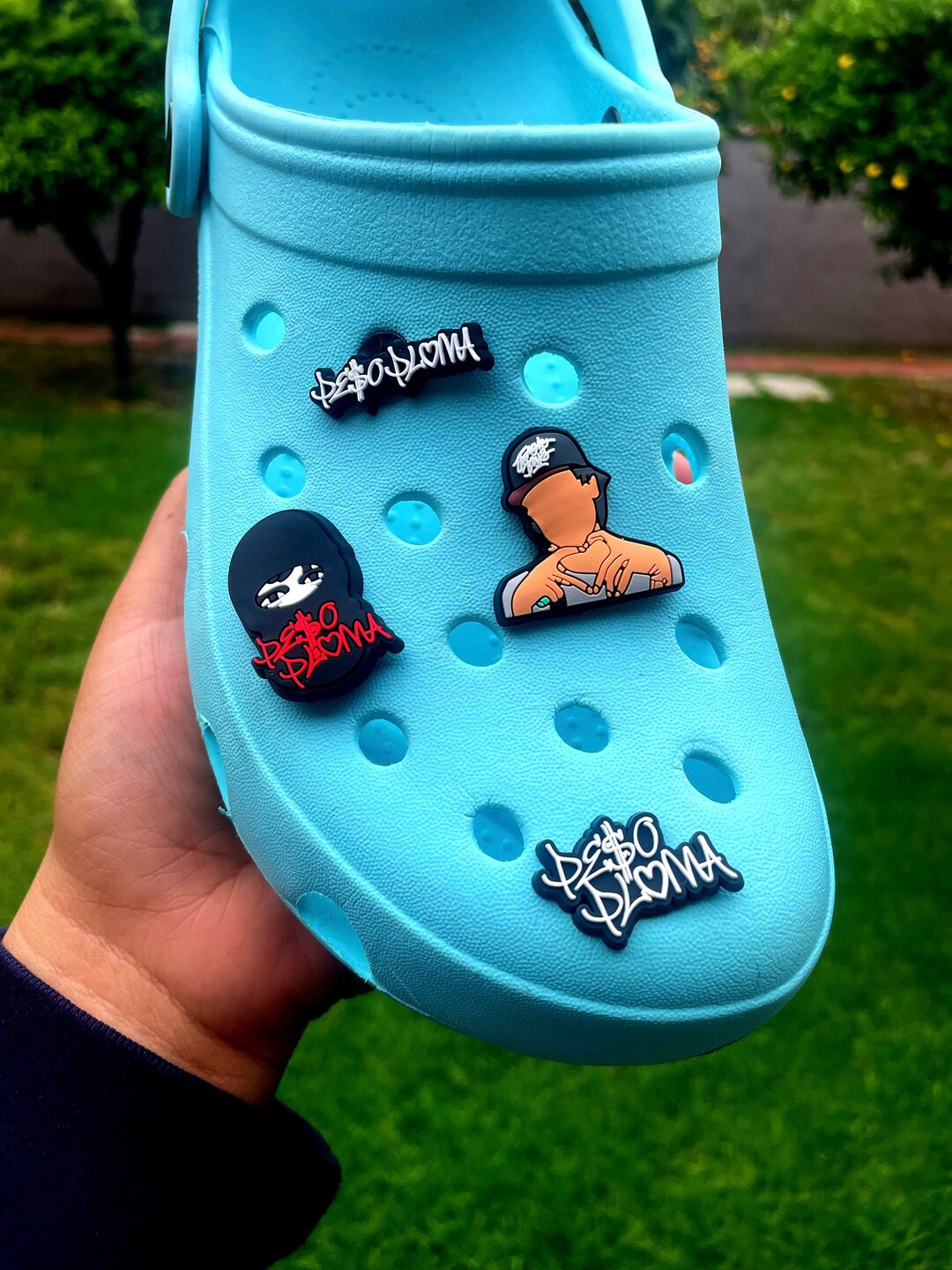 Peso Pluma Croc Charms, Mexican Singer Crocs Jibbitz Etsy